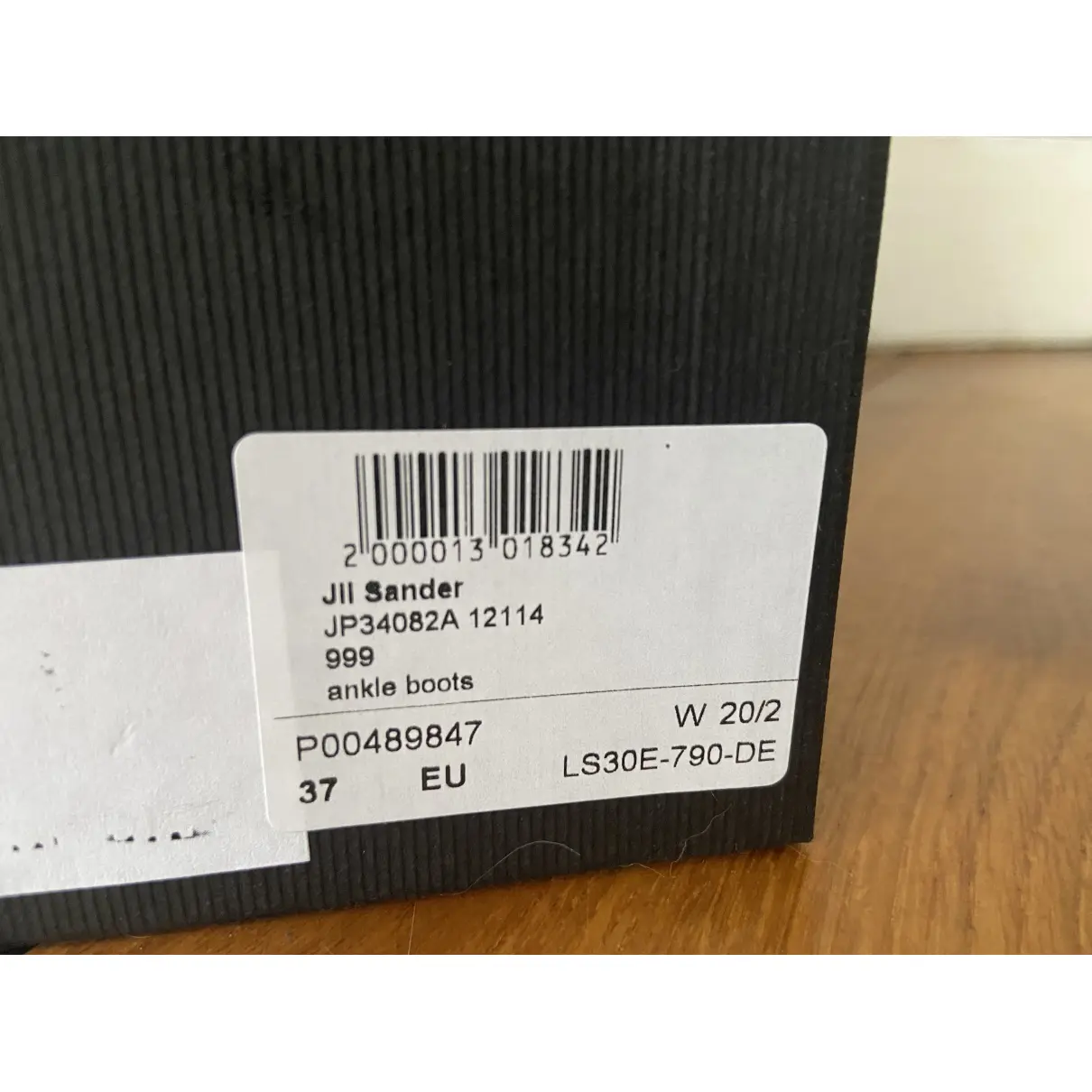 Buy Jil Sander Leather ankle boots online