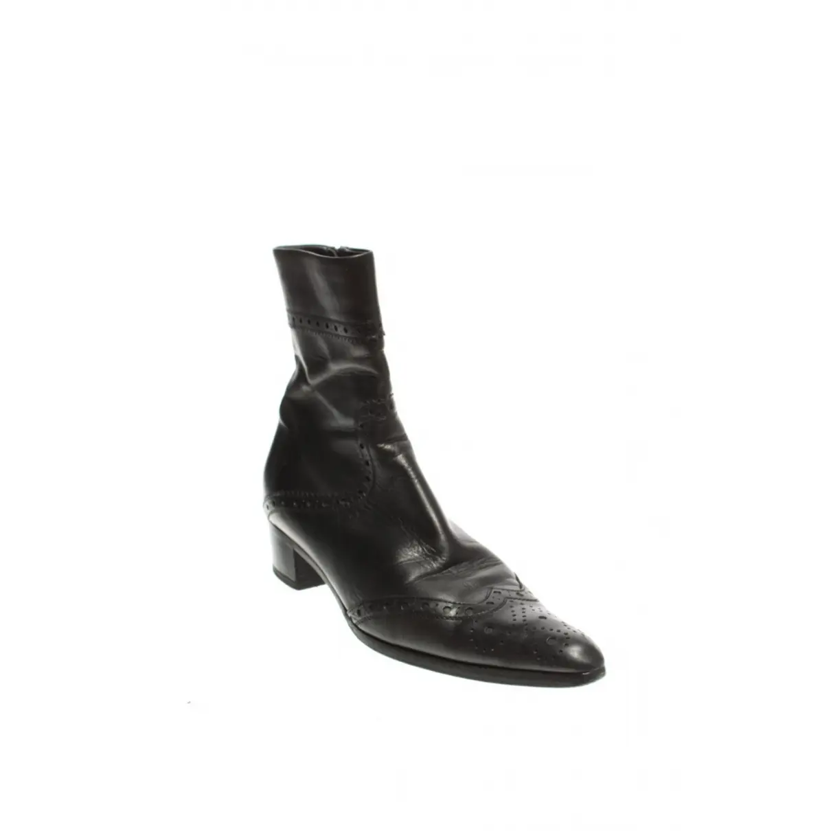 Buy Jil Sander Leather ankle boots online