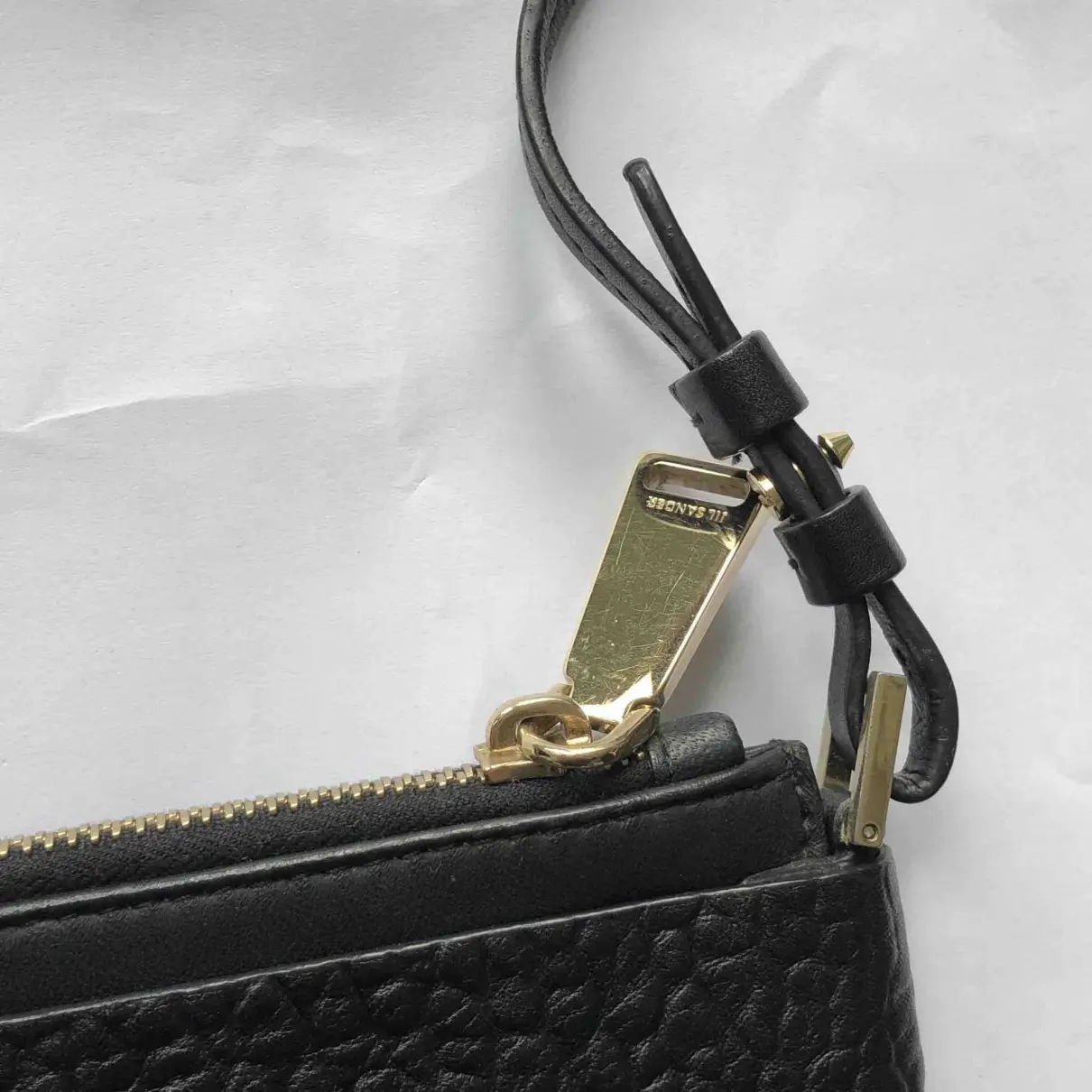 Leather handbag Jil Sander