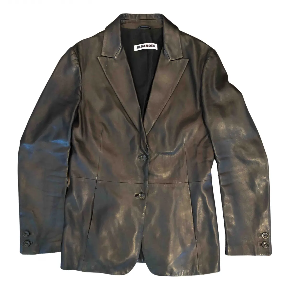 Leather jacket Jil Sander