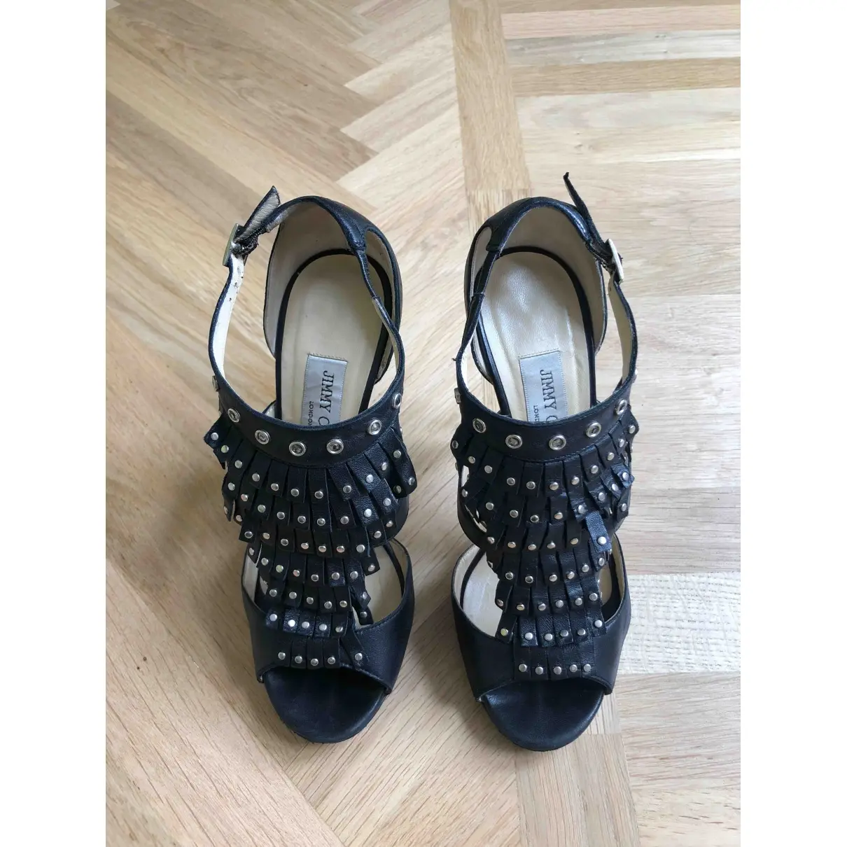 Jimmy Choo Leather heels for sale