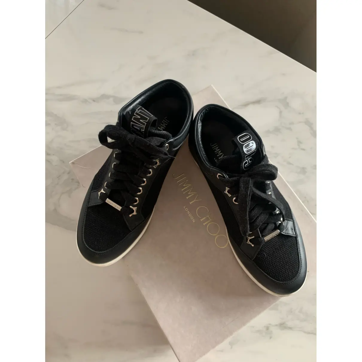 Buy Jimmy Choo Leather trainers online