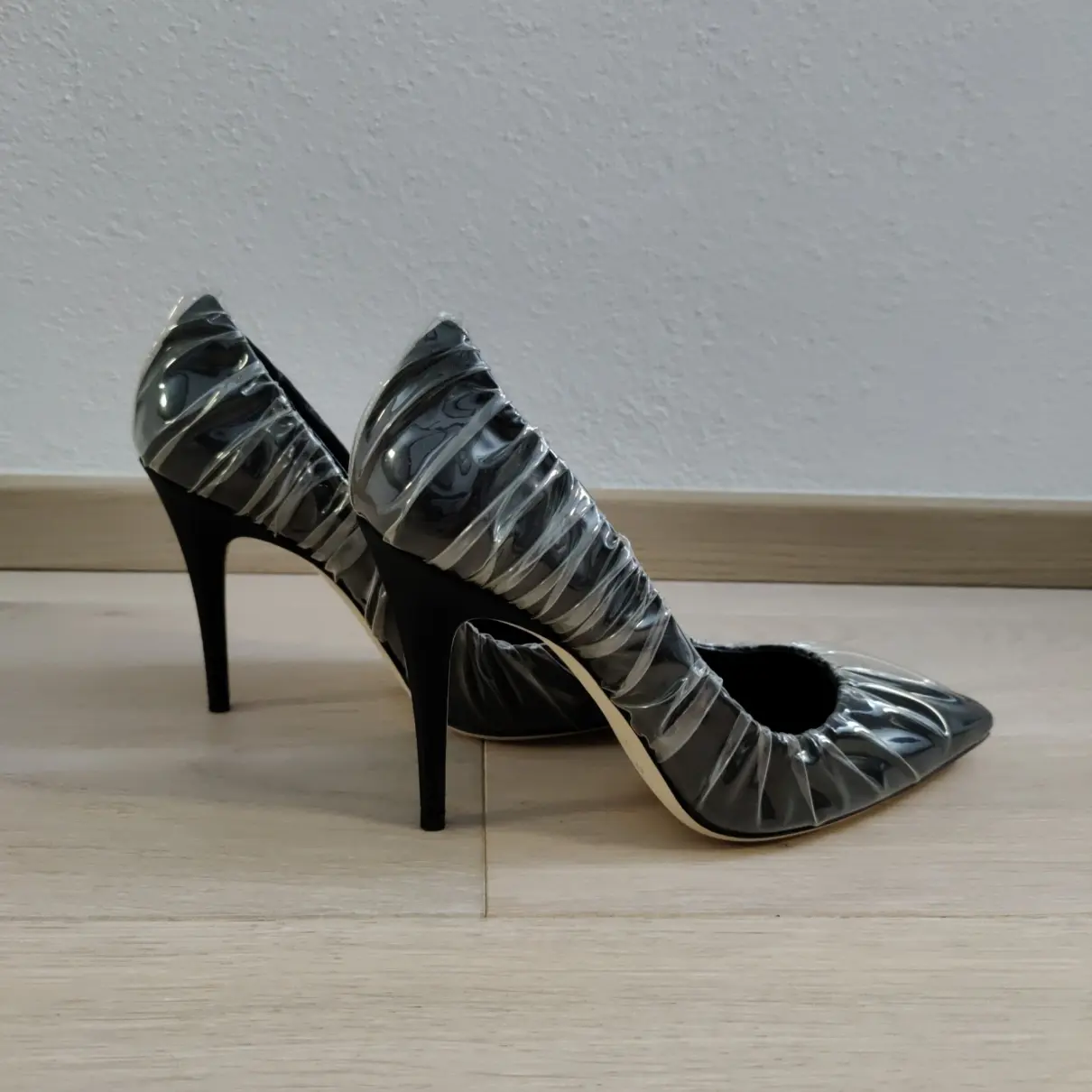 Buy Jimmy Choo x Off-White Leather heels online