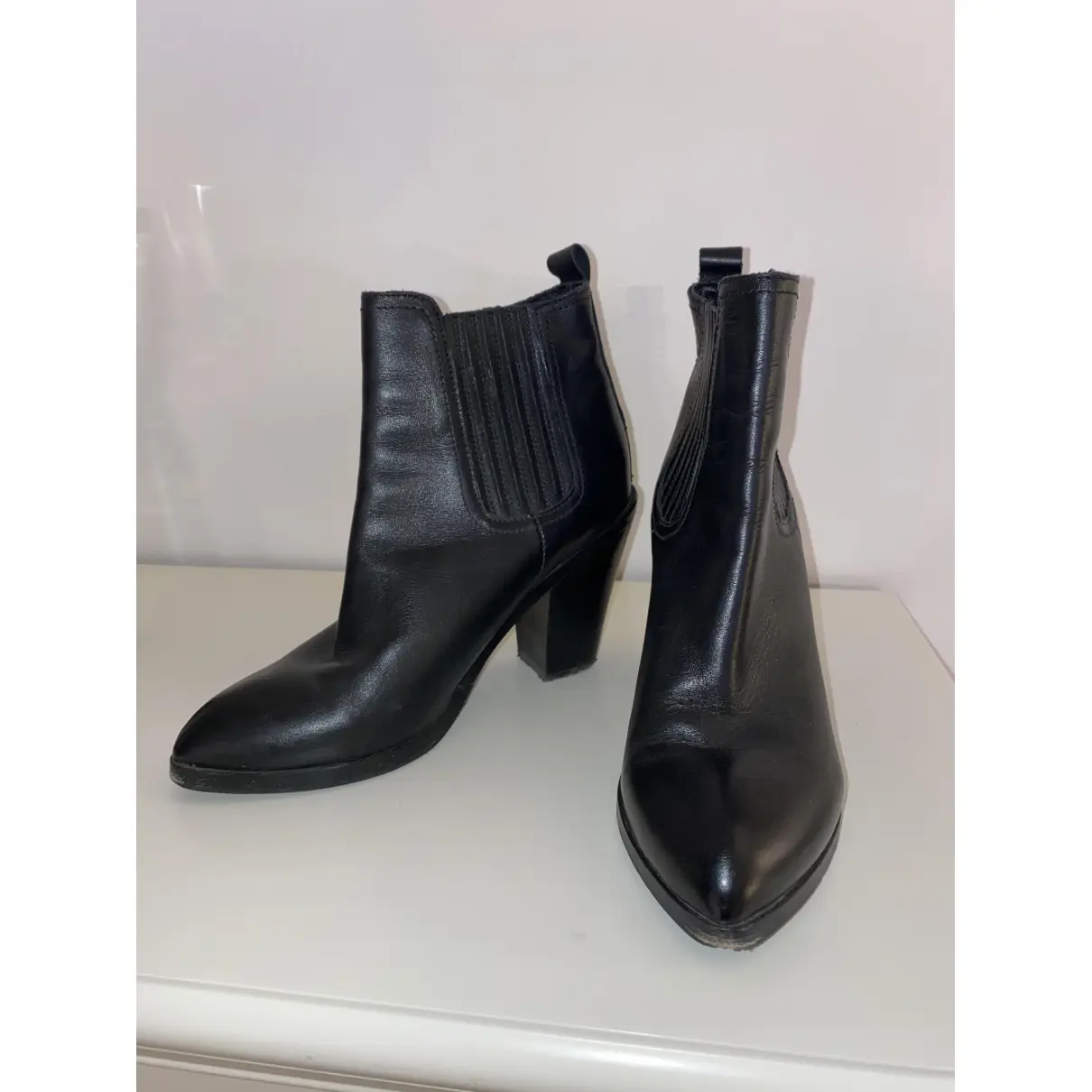 Buy J.Lindeberg Leather ankle boots online