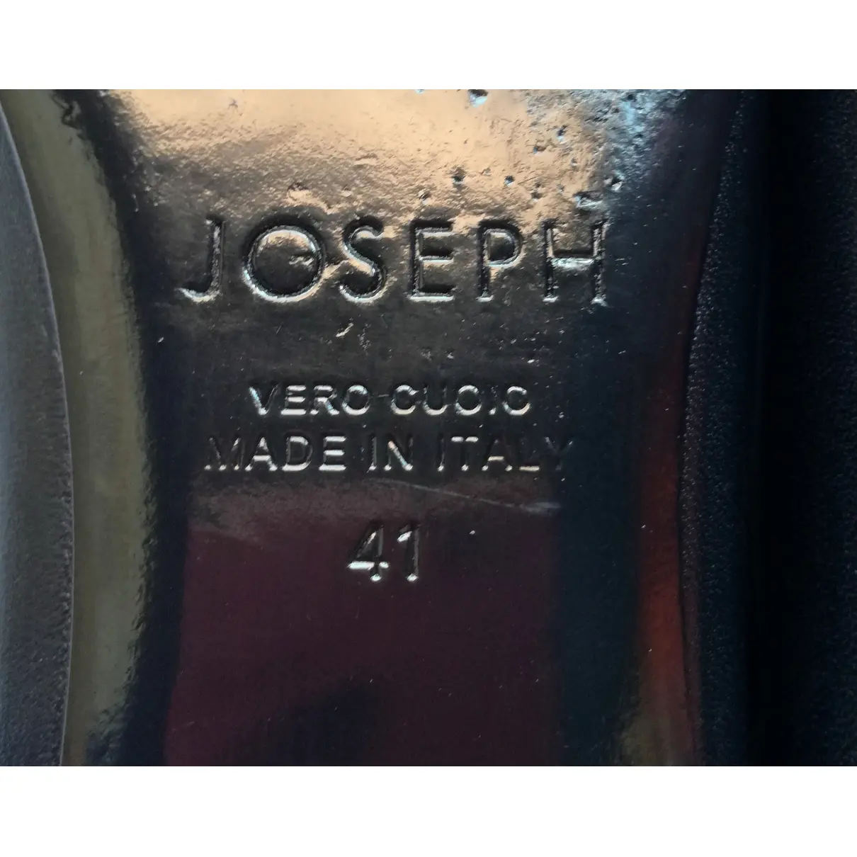 Leather flats Joseph