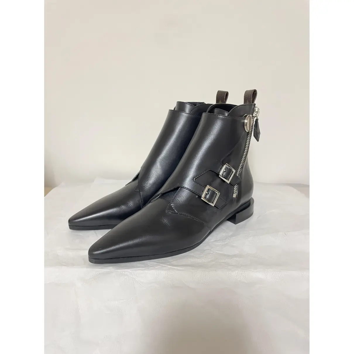 Buy Louis Vuitton Jumble leather biker boots online