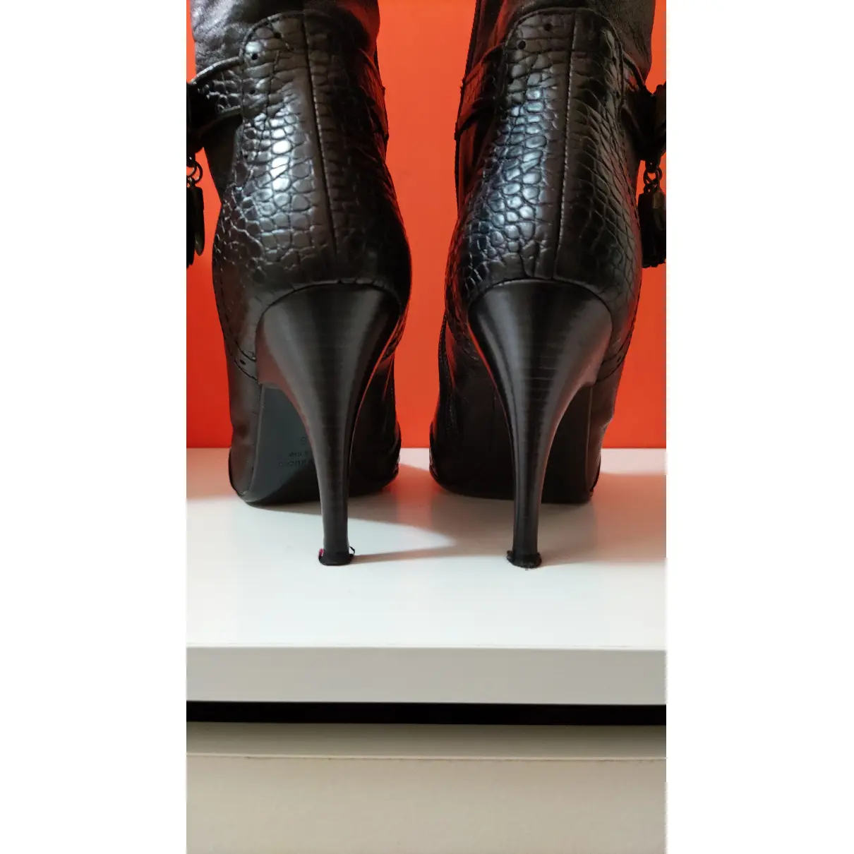 Leather ankle boots Just Cavalli - Vintage