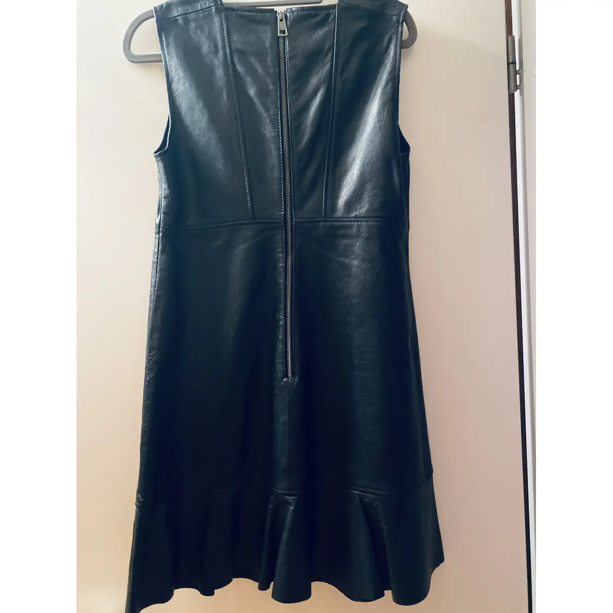 Buy Just Cavalli Leather mini dress online - Vintage