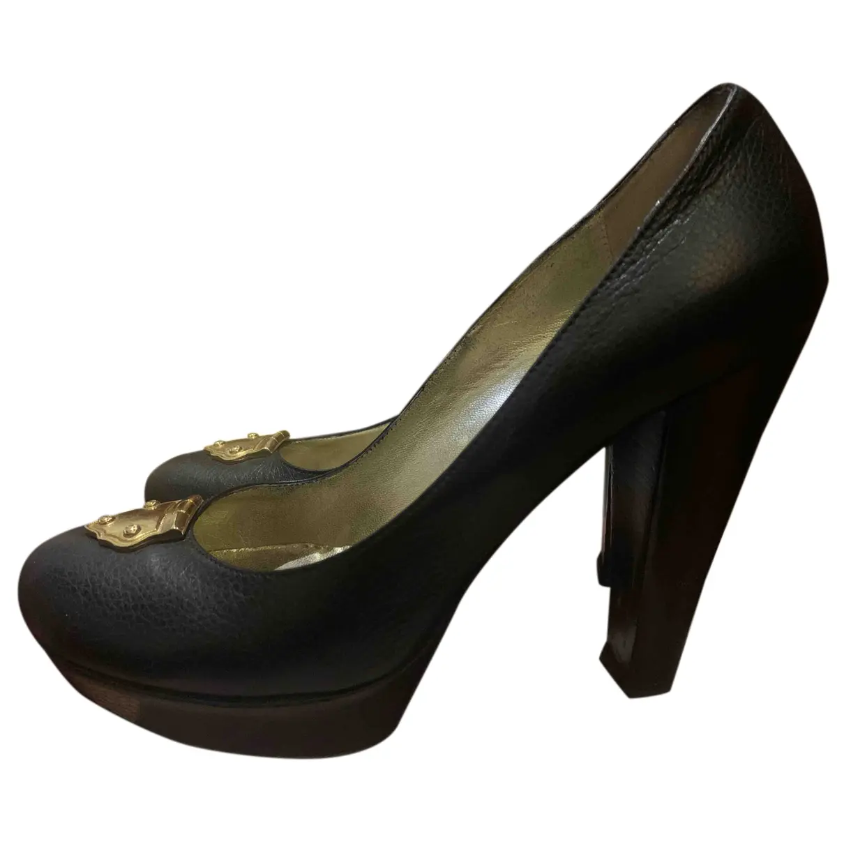 Leather heels Just Cavalli - Vintage