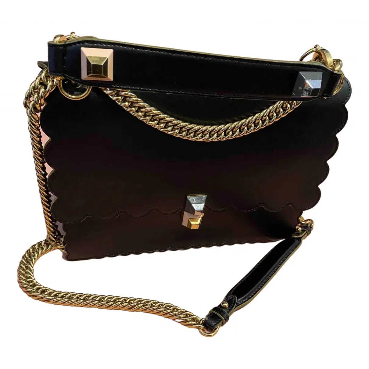 Kan I leather handbag Fendi