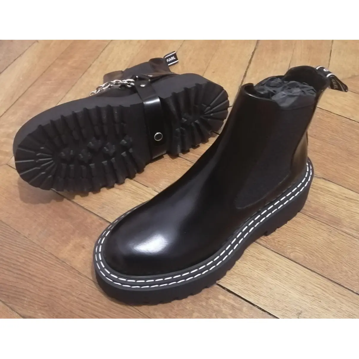 Luxury Karl Lagerfeld Ankle boots Women
