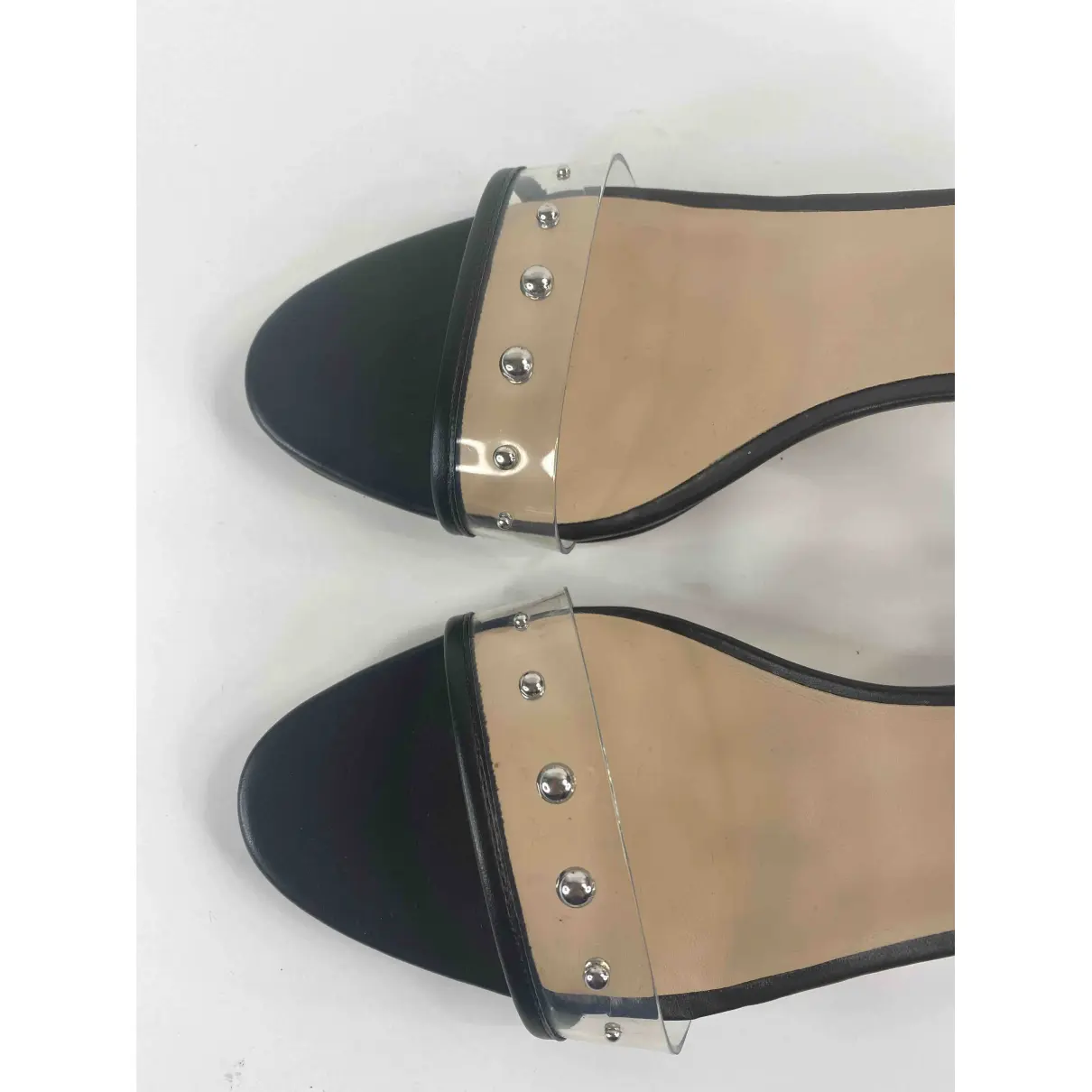 Leather heels Karl Lagerfeld