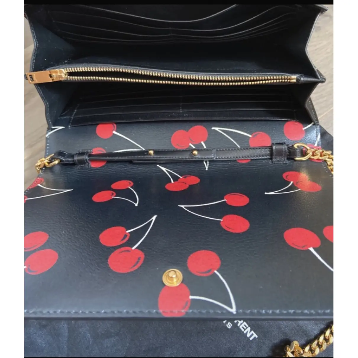 Kate monogramme leather handbag Saint Laurent
