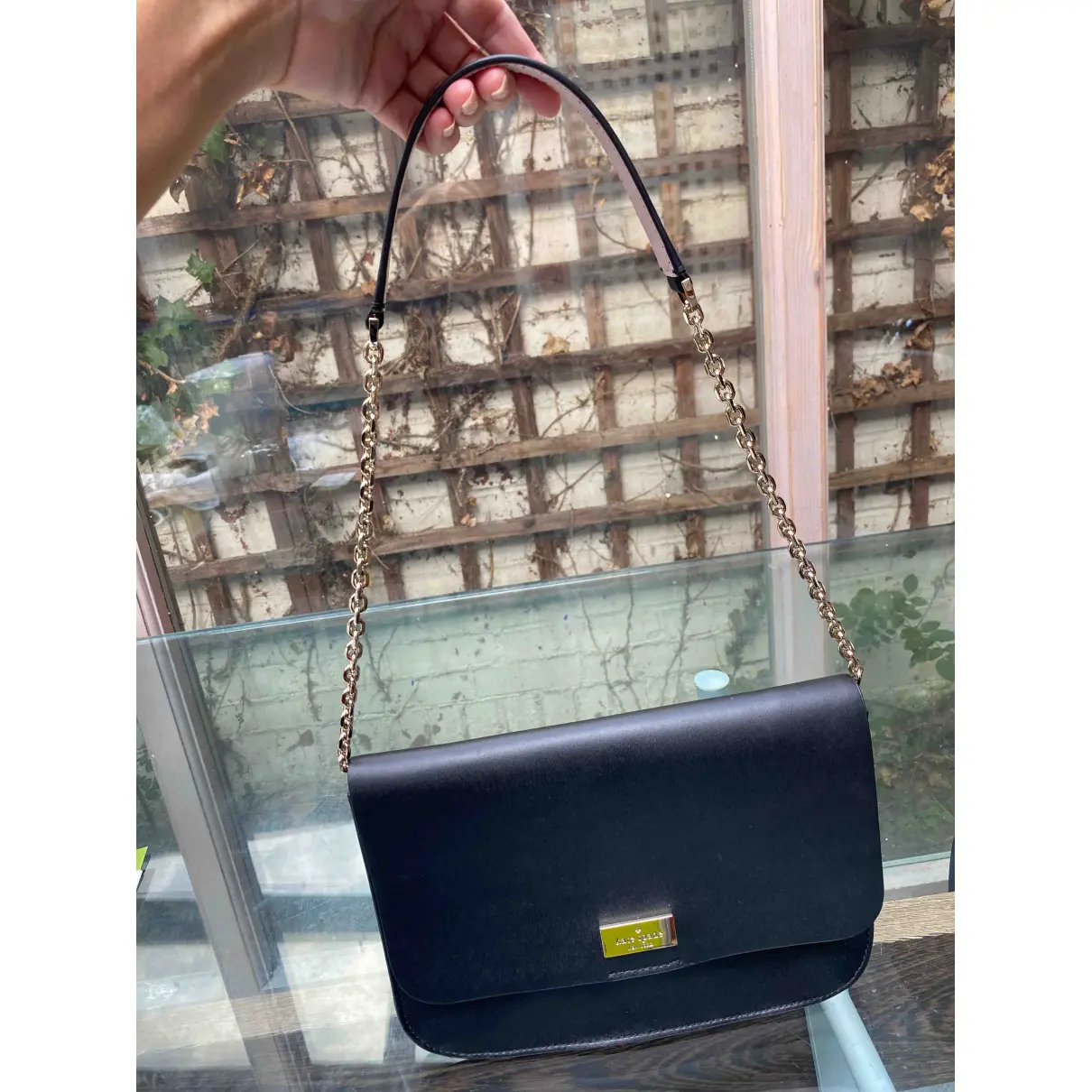 Leather handbag Kate Spade