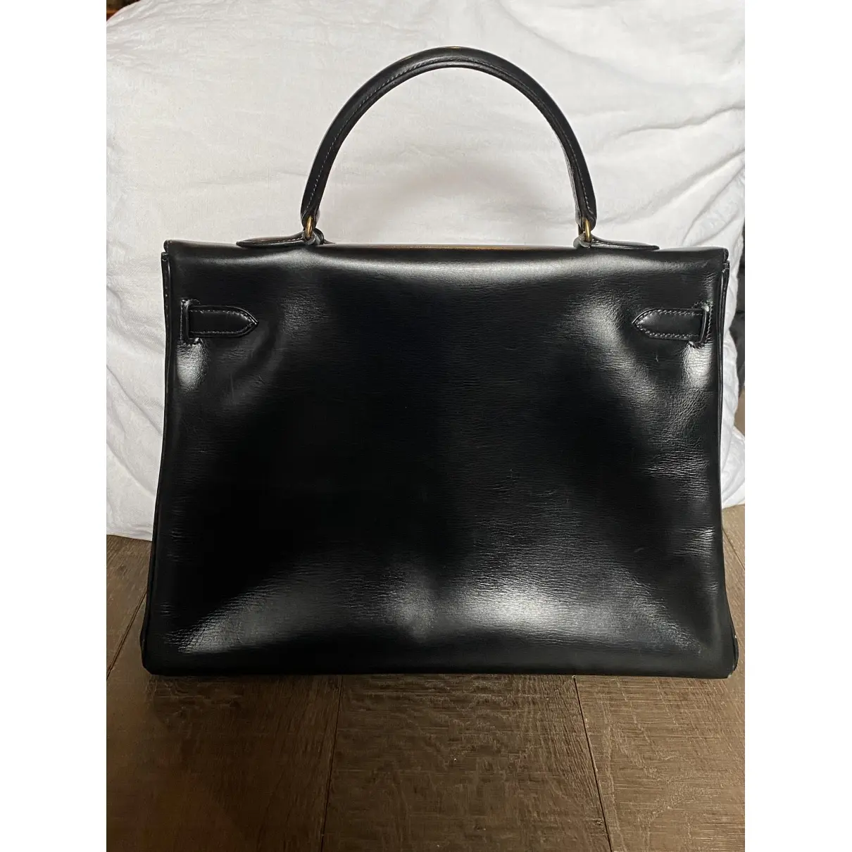Buy Hermès Kelly 35 leather handbag online - Vintage