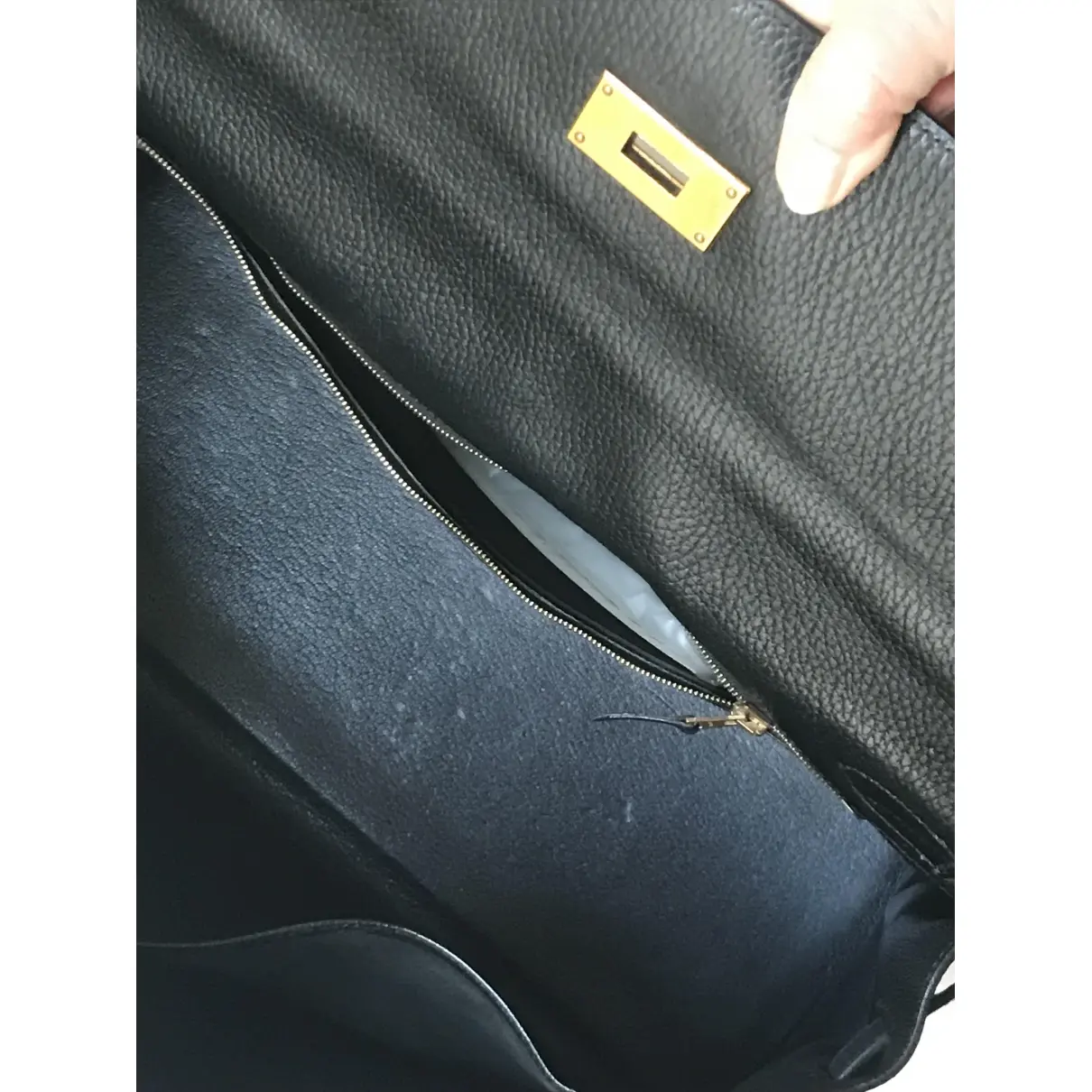 Kelly 40 leather crossbody bag Hermès - Vintage