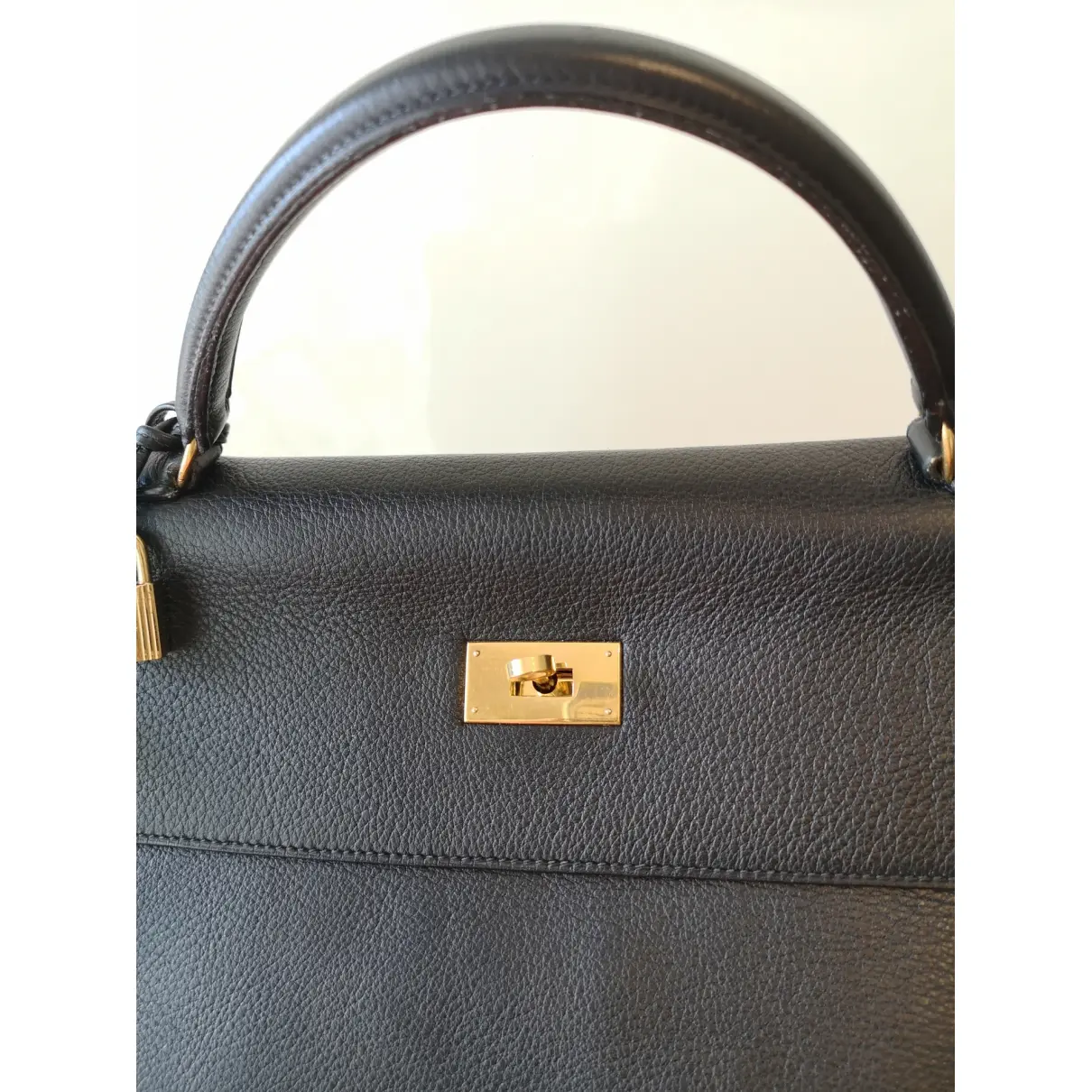 Kelly 40 leather handbag Hermès - Vintage
