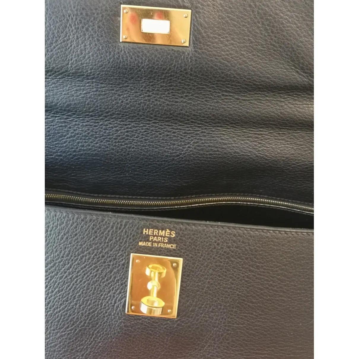 Kelly 40 leather handbag Hermès - Vintage