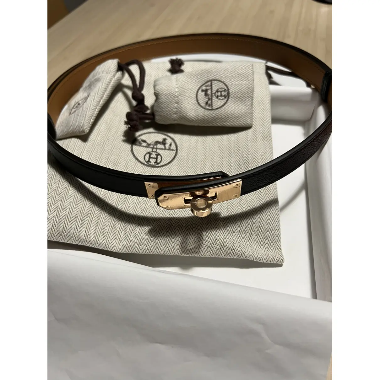 Buy Hermès Kelly leather belt online