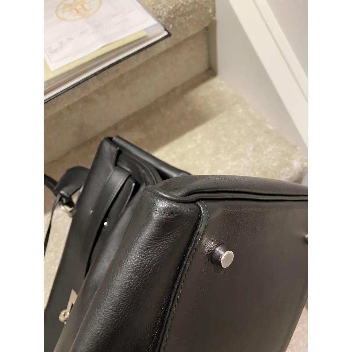 Buy Hermès Kelly Voyage leather travel bag online