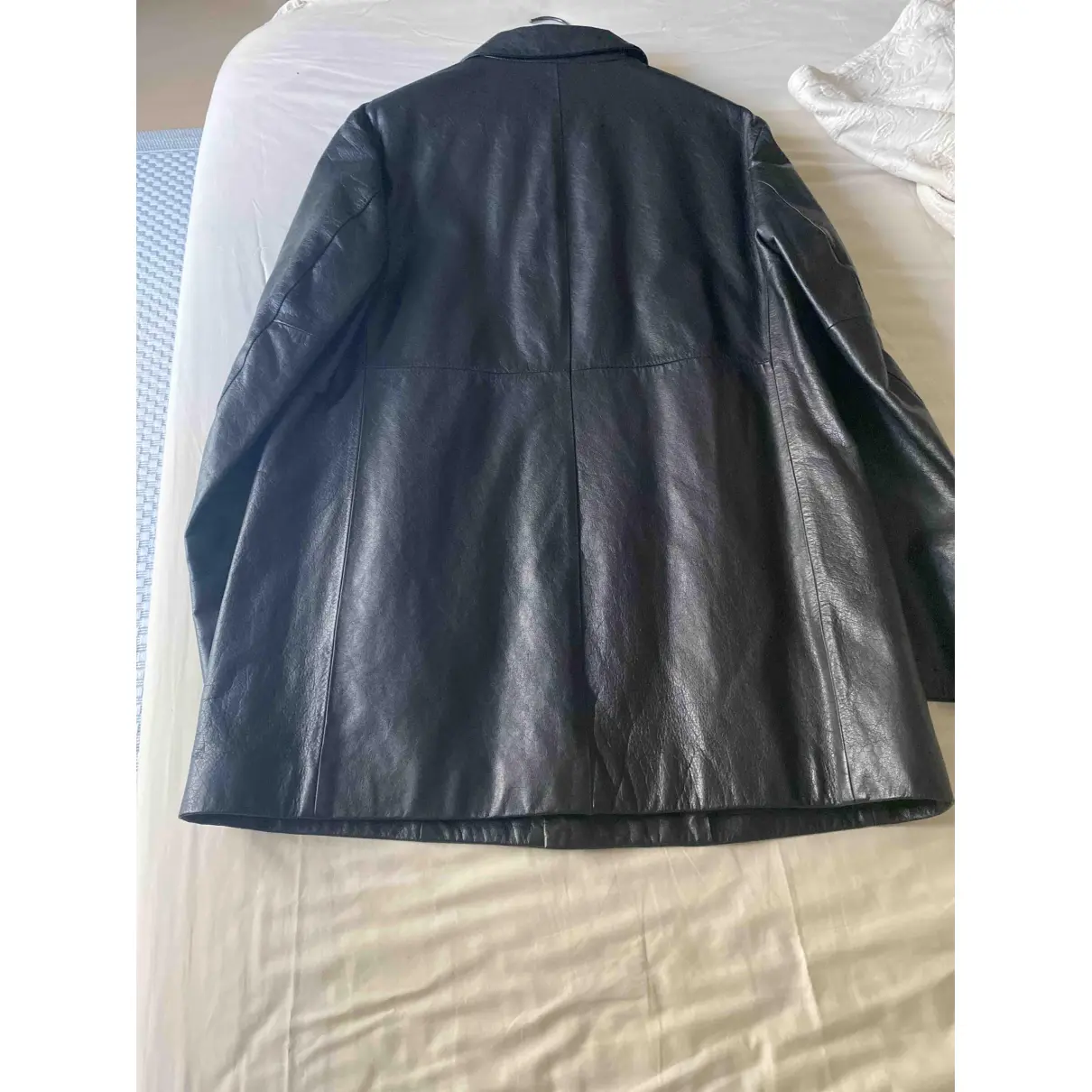 Buy Kenzo Leather coat online - Vintage