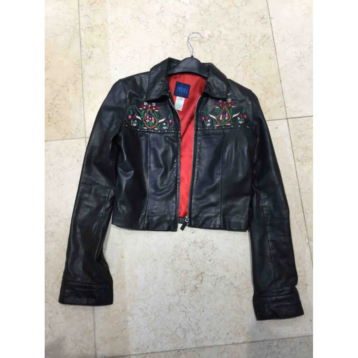 Leather jacket Kenzo - Vintage