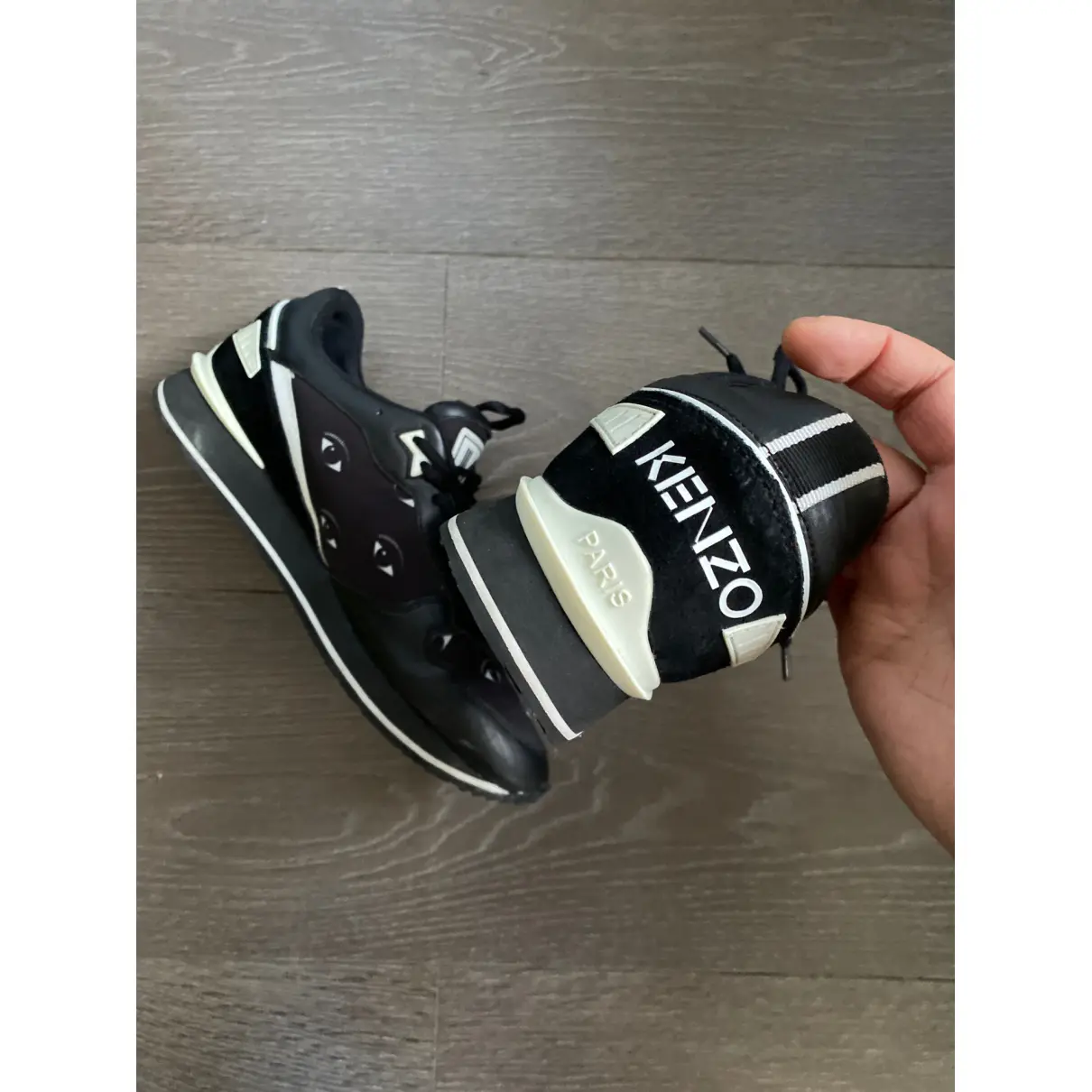 Leather low trainers Kenzo