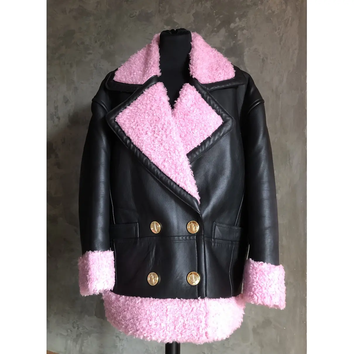 Buy Kenzo x H&M Leather coat online