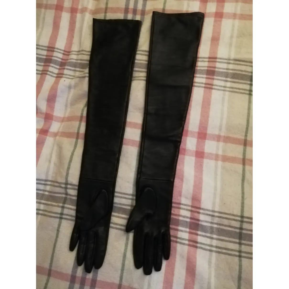 Buy Kenzo x H&M Leather long gloves online