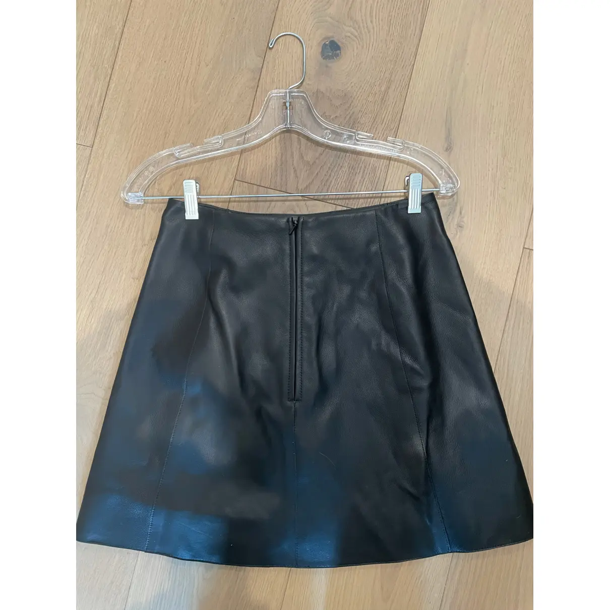 Buy Khaite Leather mini skirt online