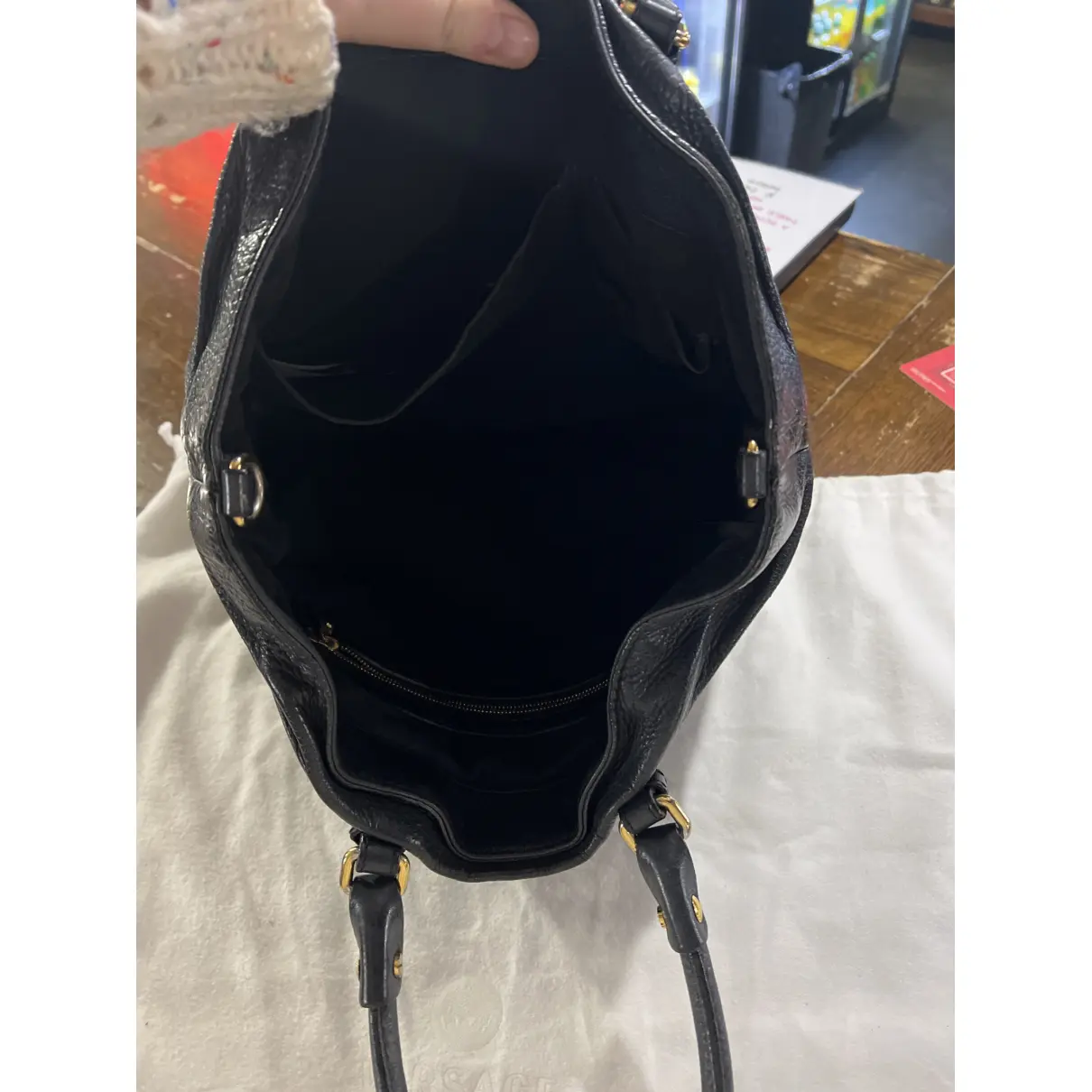 La Medusa leather handbag Versace