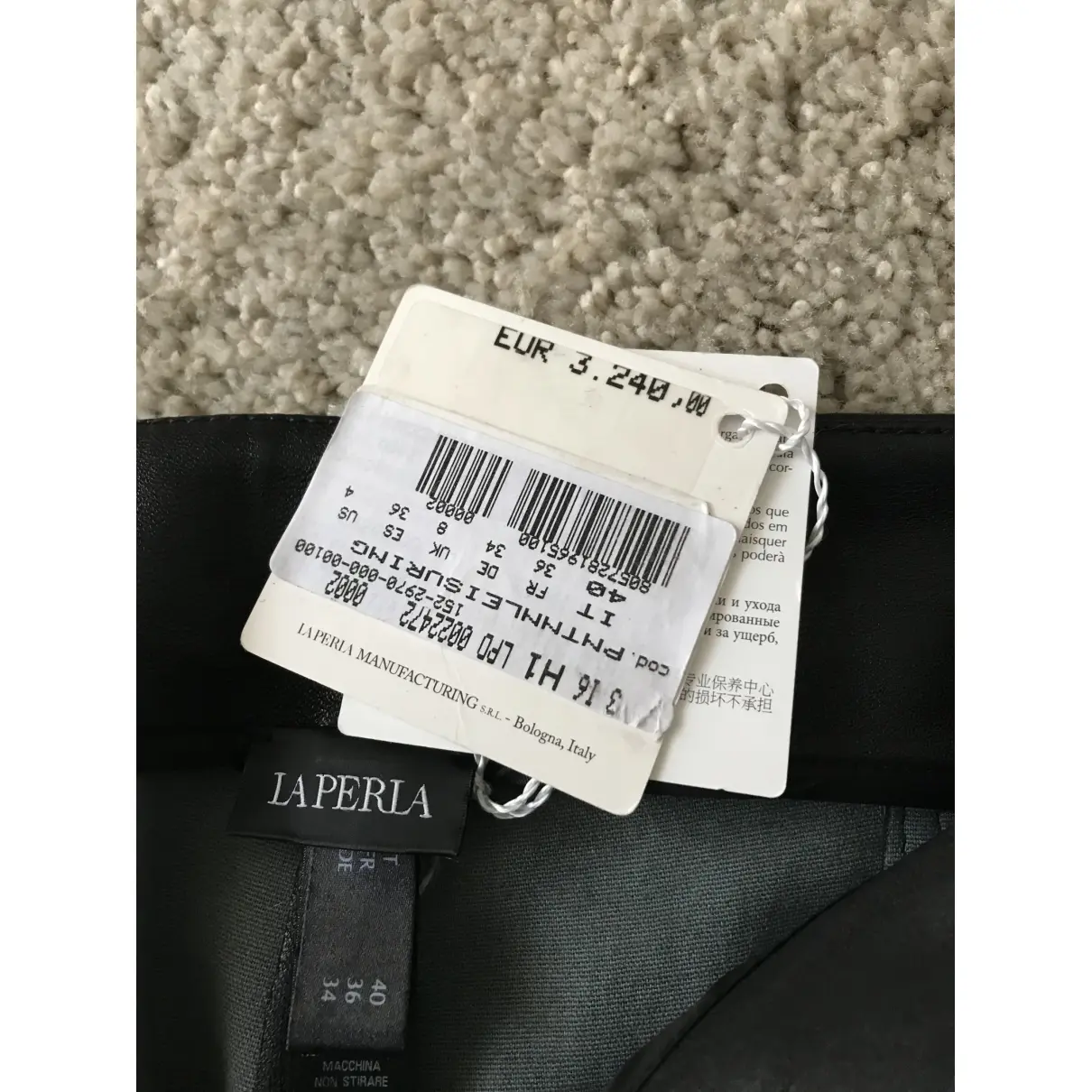 La Perla Leather leggings for sale