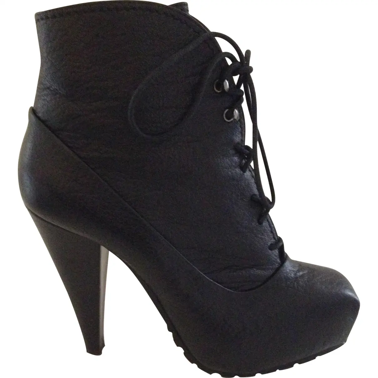 Black Leather Ankle boots Proenza Schouler