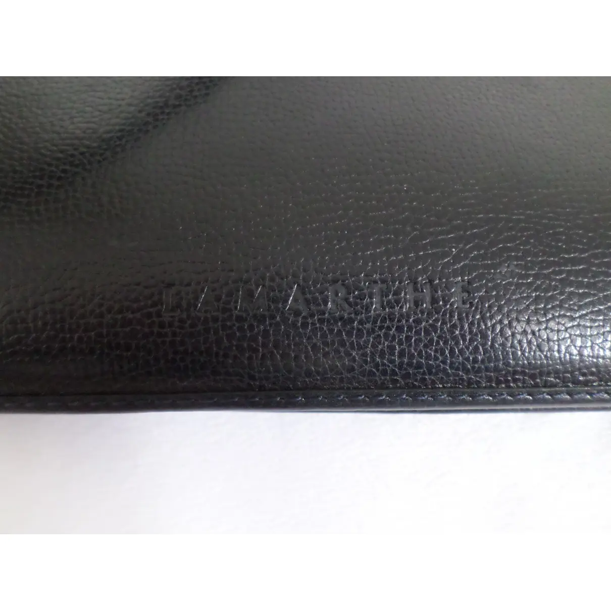 Leather crossbody bag LAMARTHE - Vintage