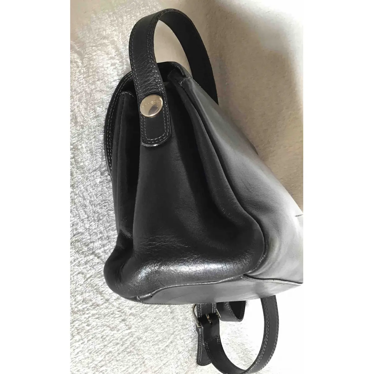 Leather crossbody bag Lancel - Vintage