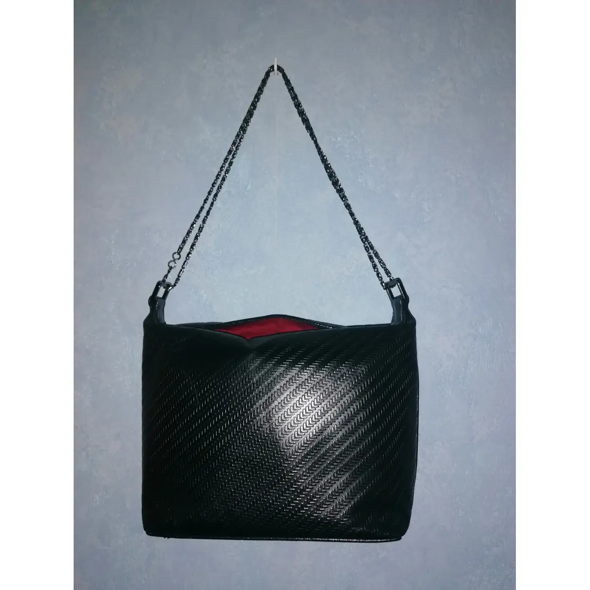 Leather handbag Lancel - Vintage