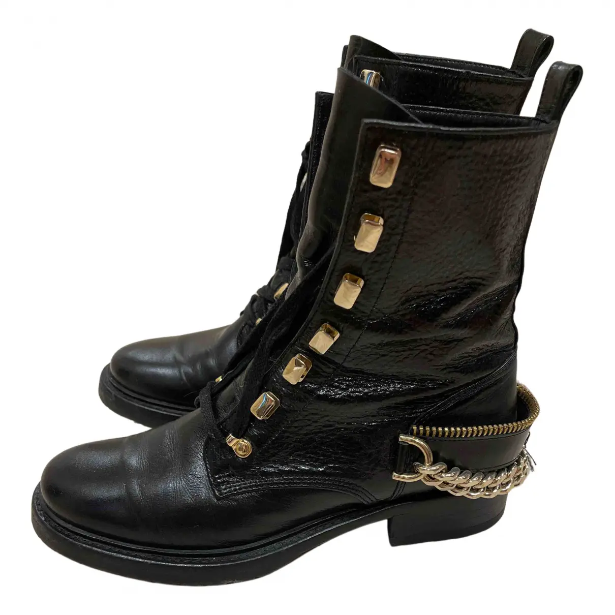 Leather ankle boots Lanvin