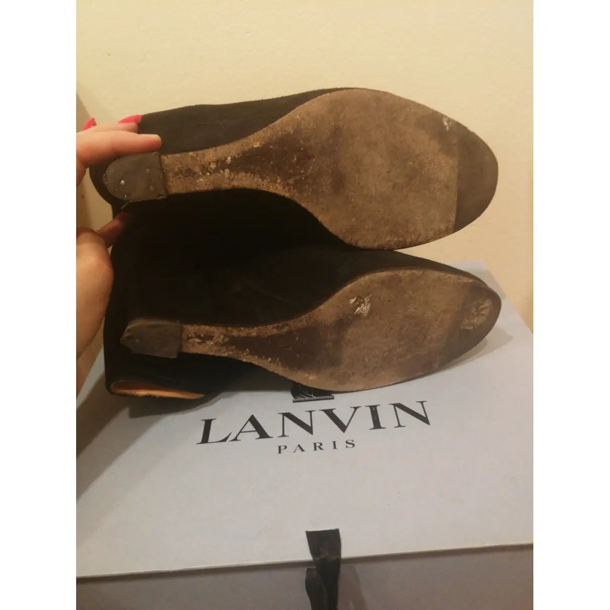Buy Lanvin Leather boots online