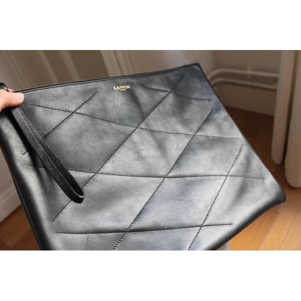 Buy Lanvin Leather clutch bag online