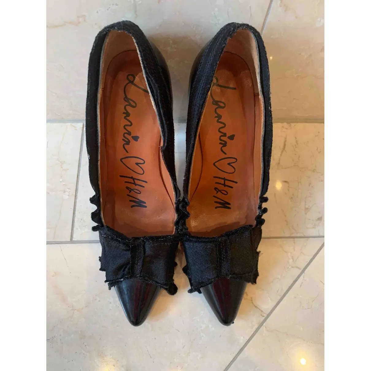 Buy Lanvin For H&M Leather heels online