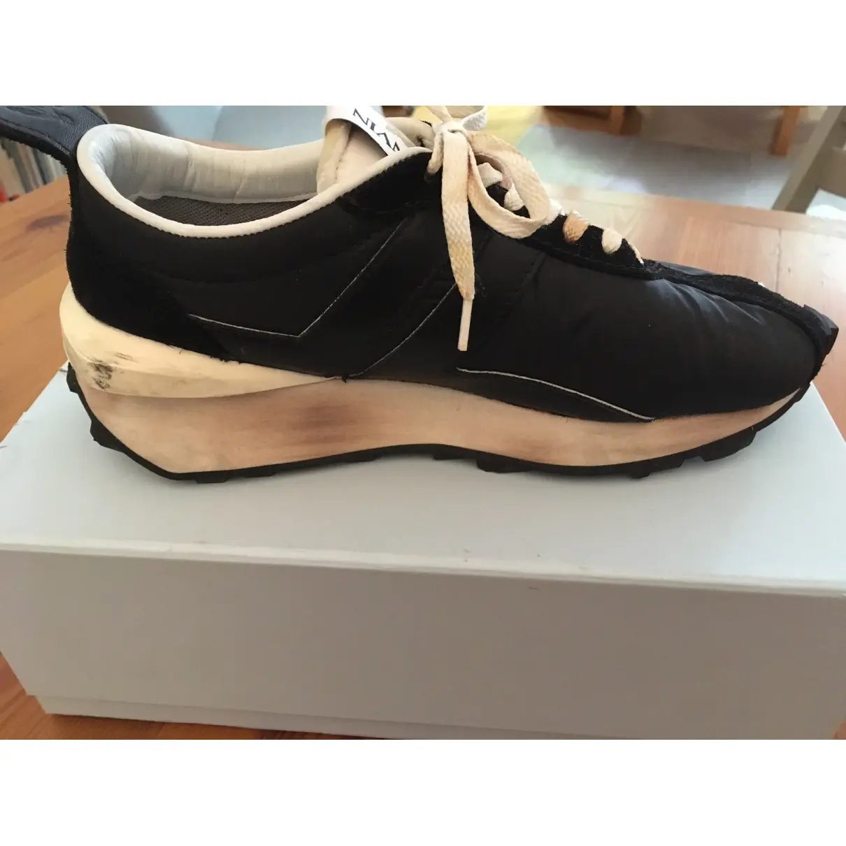 Leather trainers Lanvin