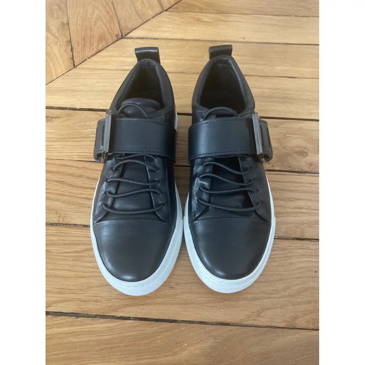 Buy Lanvin Leather trainers online