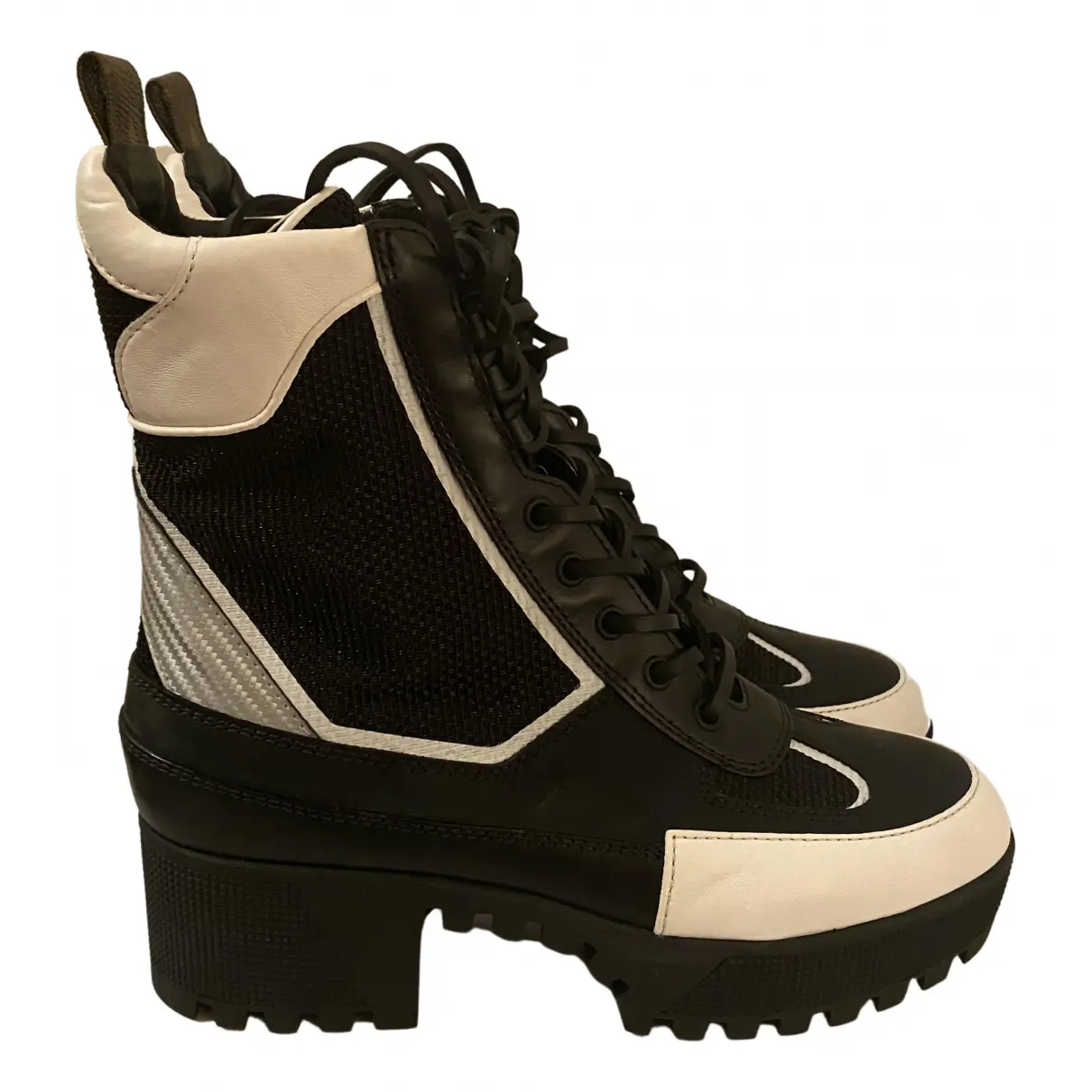 Laureate leather lace up boots Louis Vuitton