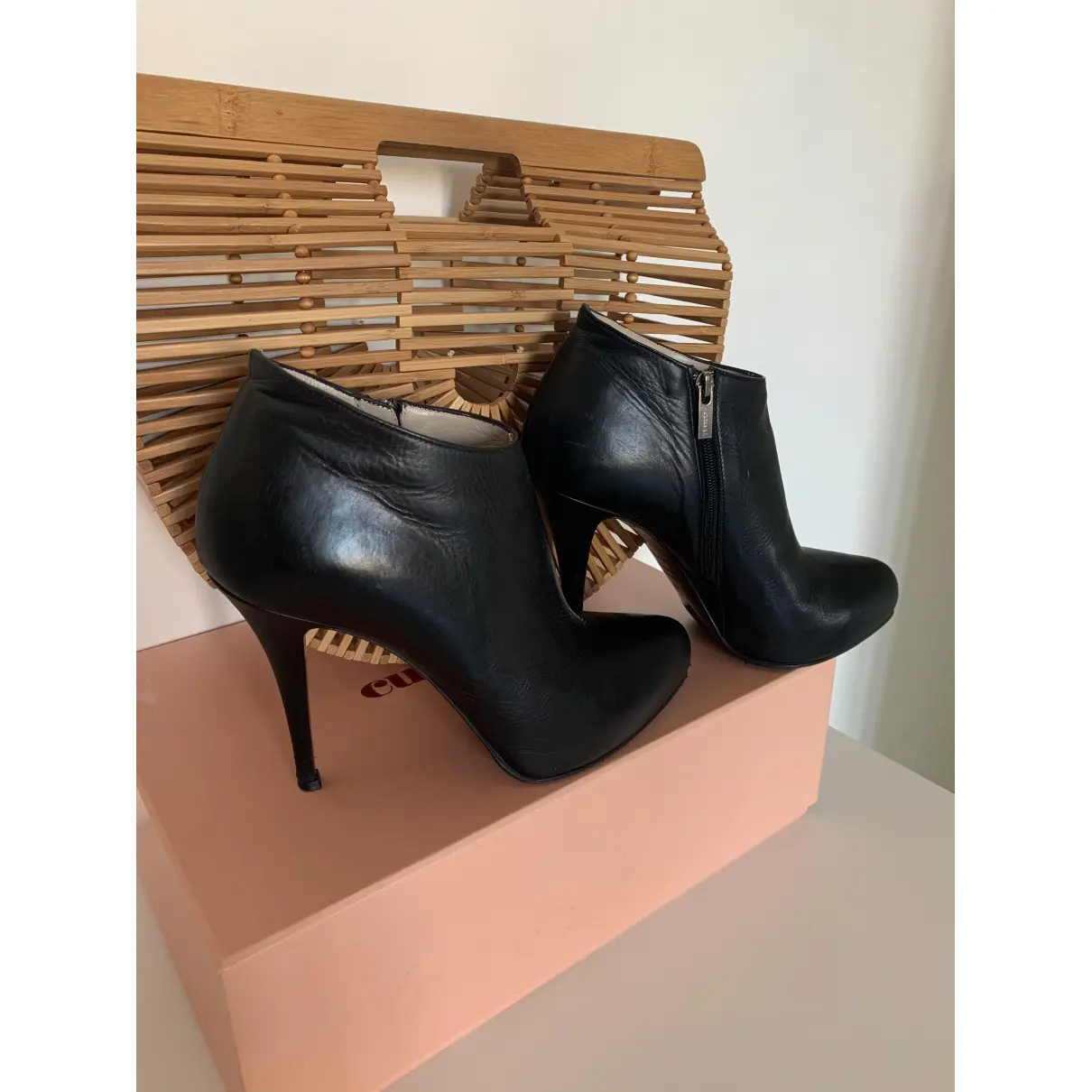 Leather ankle boots Le Silla