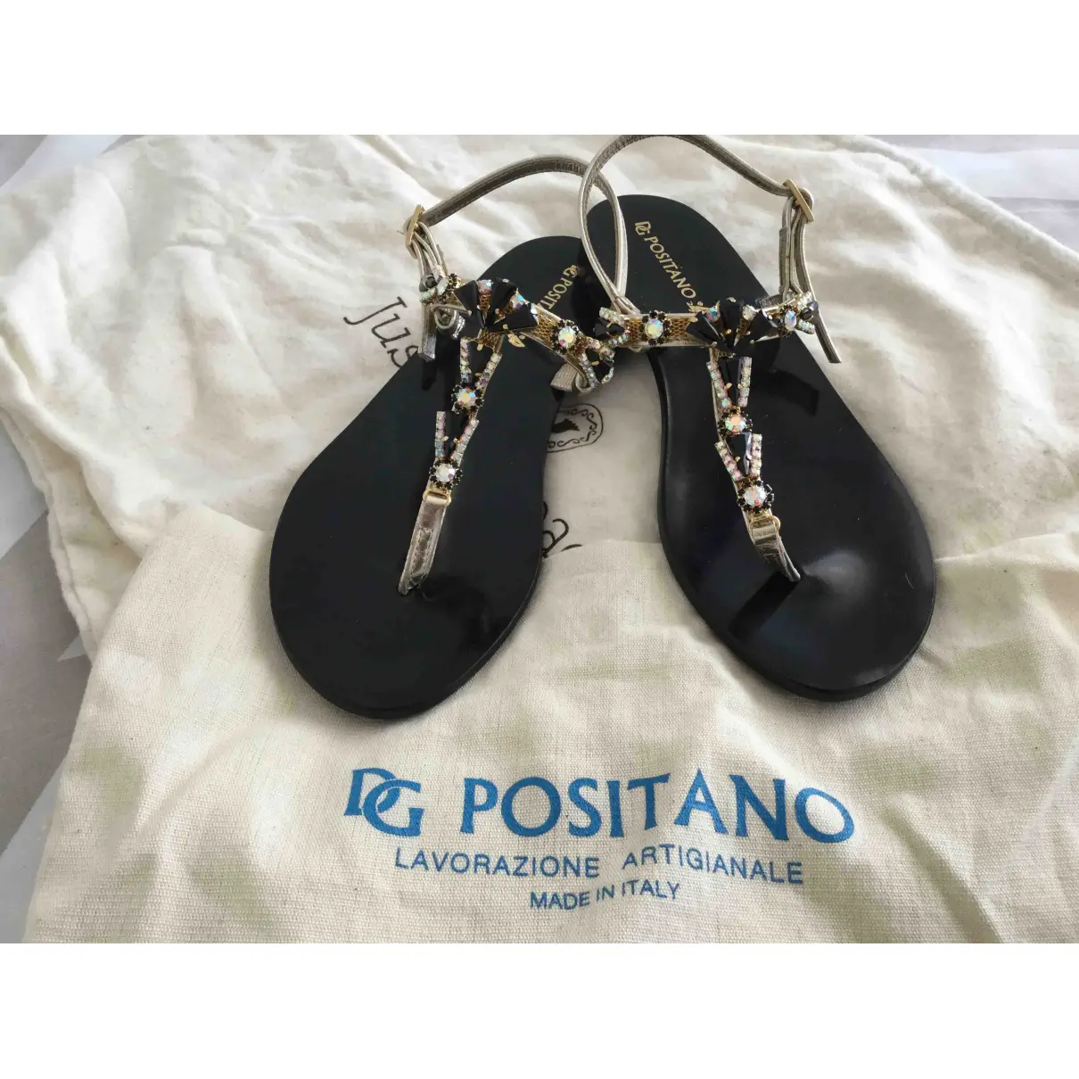 Leather sandal Le Sirenuse Positano