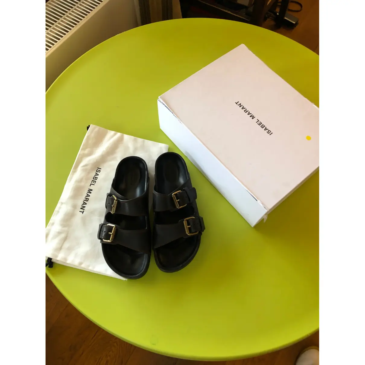 Buy Isabel Marant Lenny leather sandals online