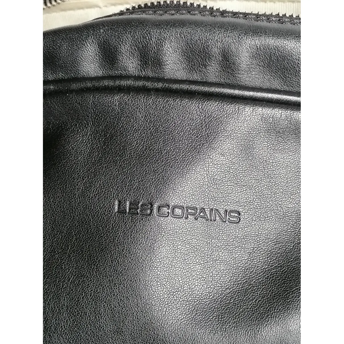 Leather handbag LES COPAINS