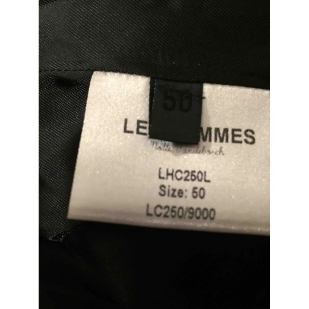 Leather jacket Les Hommes