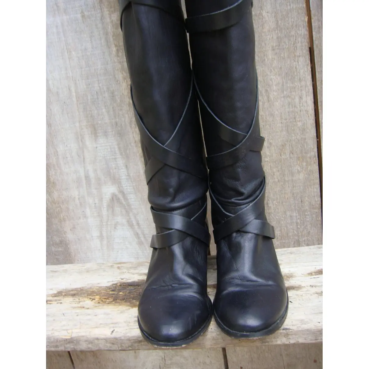 Buy Les Petites Leather boots online
