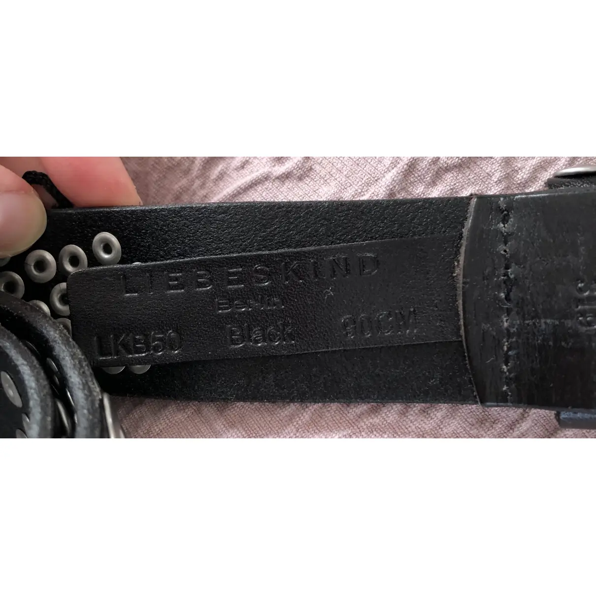 Leather belt LIEBESKIND